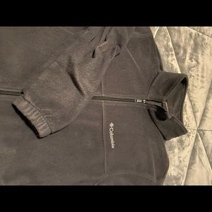 Black Columbia Fleece Zip Up Jacket Men’s Large